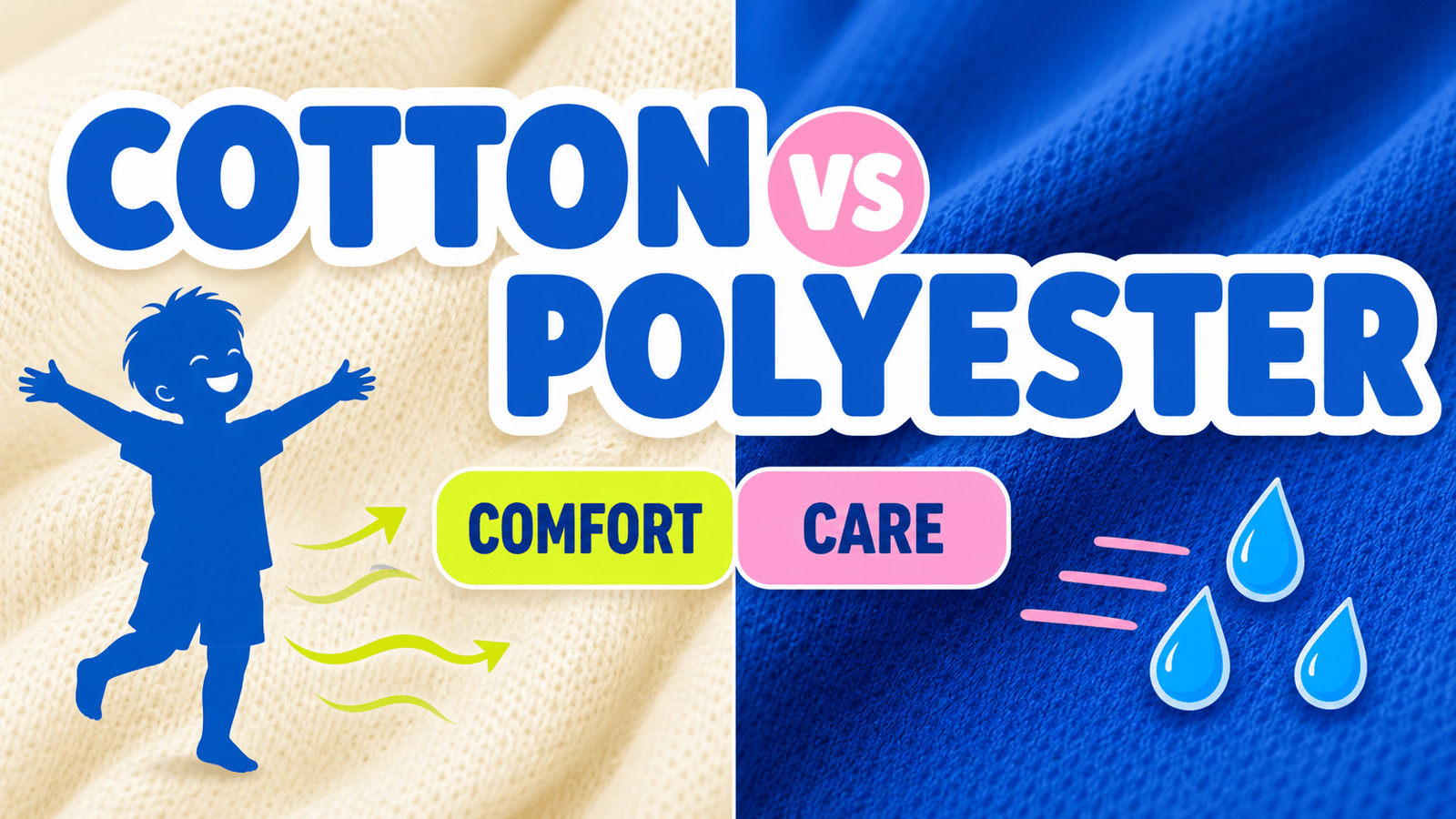 Cotton vs Polyester for Kids: Comfort, Care and Climate - A Tiny Bee