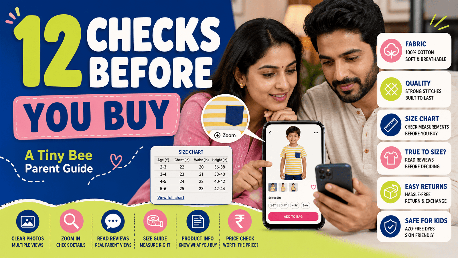 How to Choose Kids Clothes Online: 12 Checks Before Buying - A Tiny Bee
