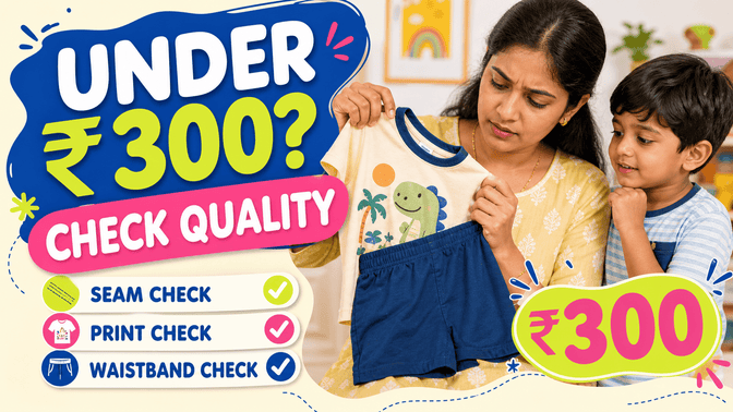 Kids Clothes Under ₹300: A Price-to-Quality Checklist - A Tiny Bee
