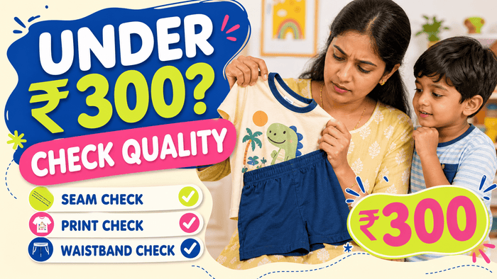 Kids Clothes Under ₹300: A Price-to-Quality Checklist - A Tiny Bee