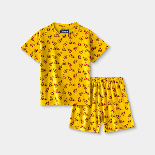 Pizza Party Shorts Set