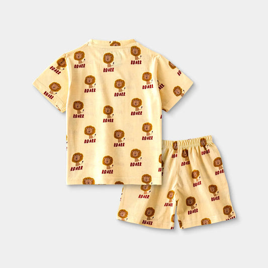 Roar Lion Shorts Set