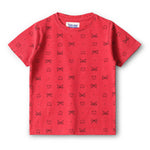 Red Dear Shorts Set