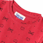 Red Dear Shorts Set