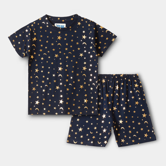 Foil Star Shorts Set