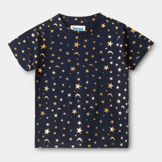 Foil Star Shorts Set