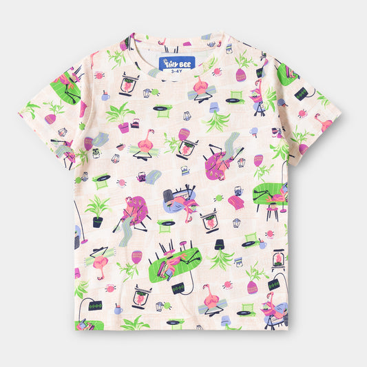 Flamingo Shorts Set