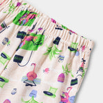 Flamingo Shorts Set