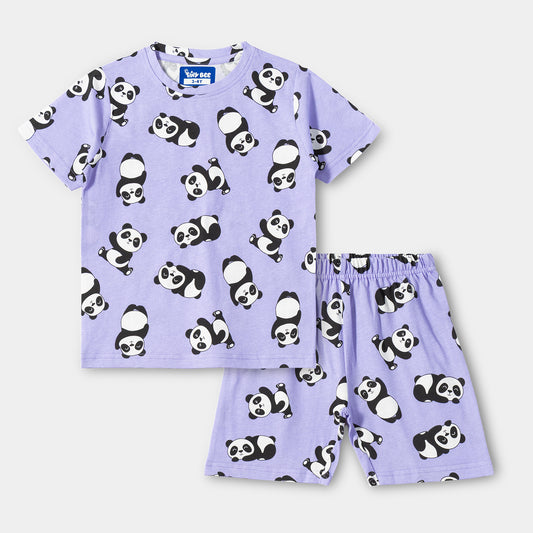 Panda Shorts Set