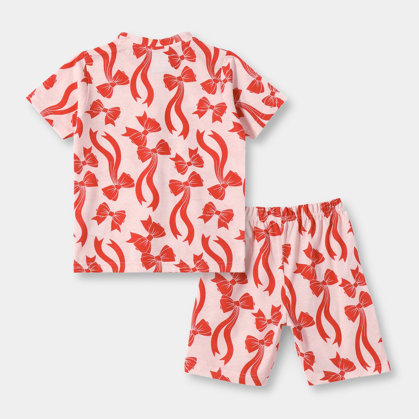 Pink Rose Shorts Set