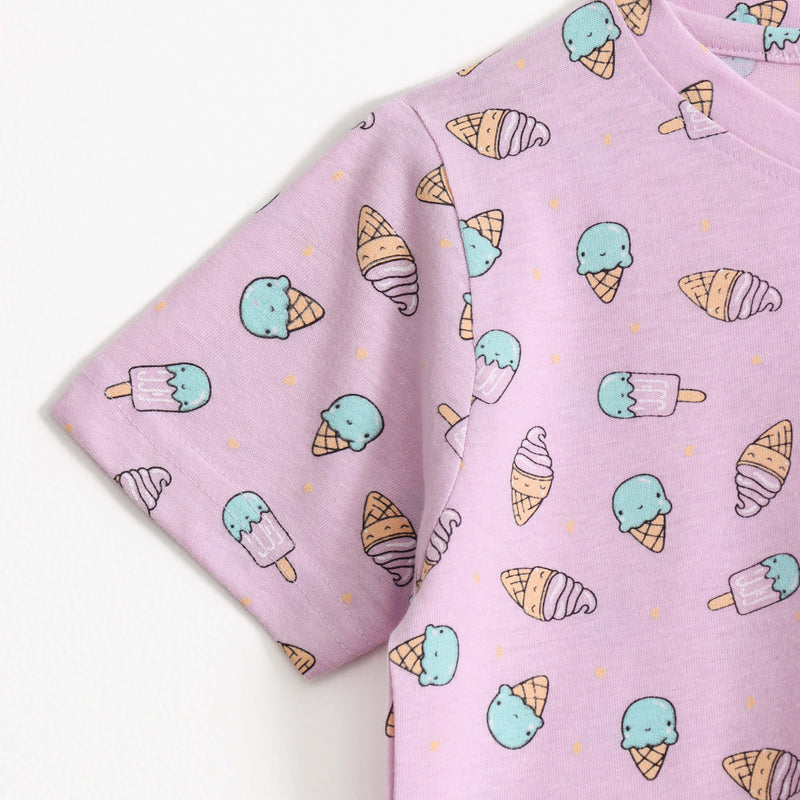 Sweet Cone Shorts Set (Unisex) cotton kids shorts set - image 6