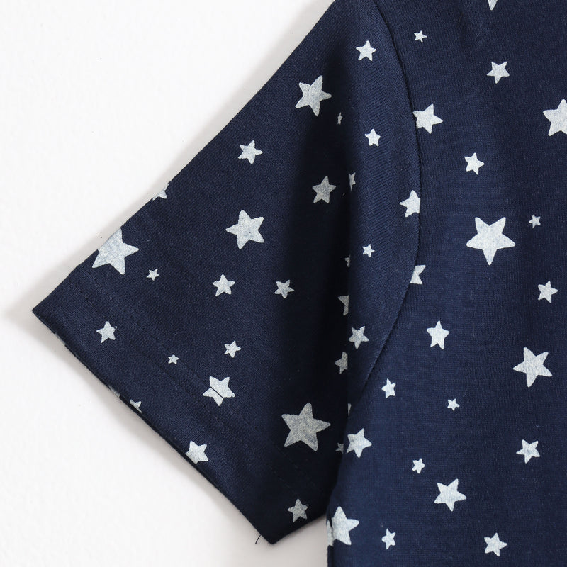 Navy Star Pop Shorts Set (Unisex) cotton kids shorts set - image 6
