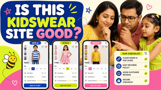 How to Evaluate the Best Kids Clothing Websites in India - A Tiny Bee