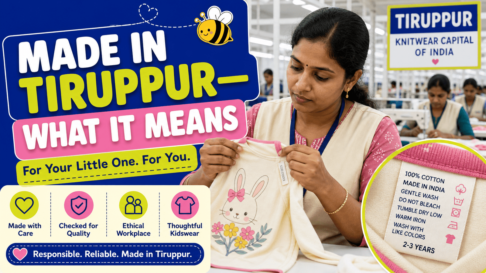 Made in Tiruppur Kids Clothing: What the Label Really Means - A Tiny Bee