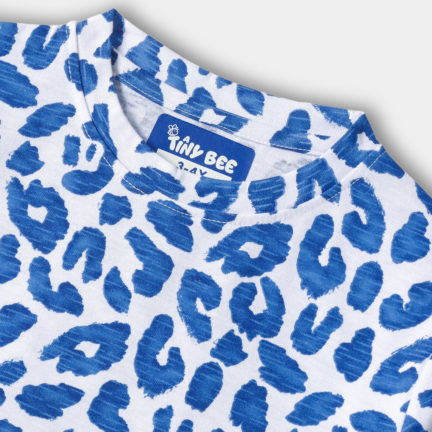 Blue Spots Shorts Set