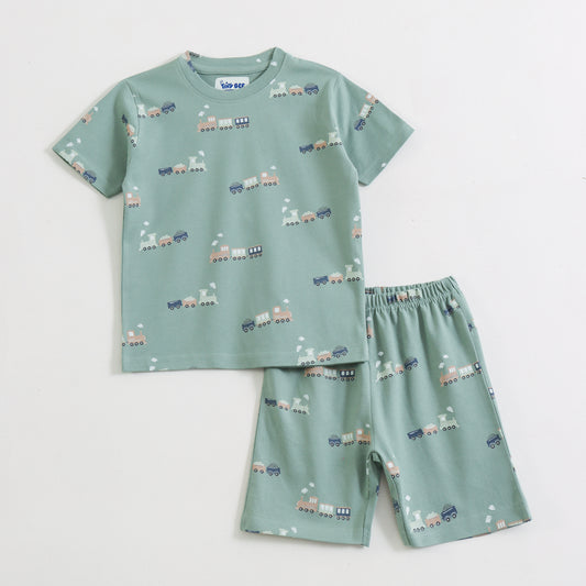Toy Train Shorts Set (Unisex)