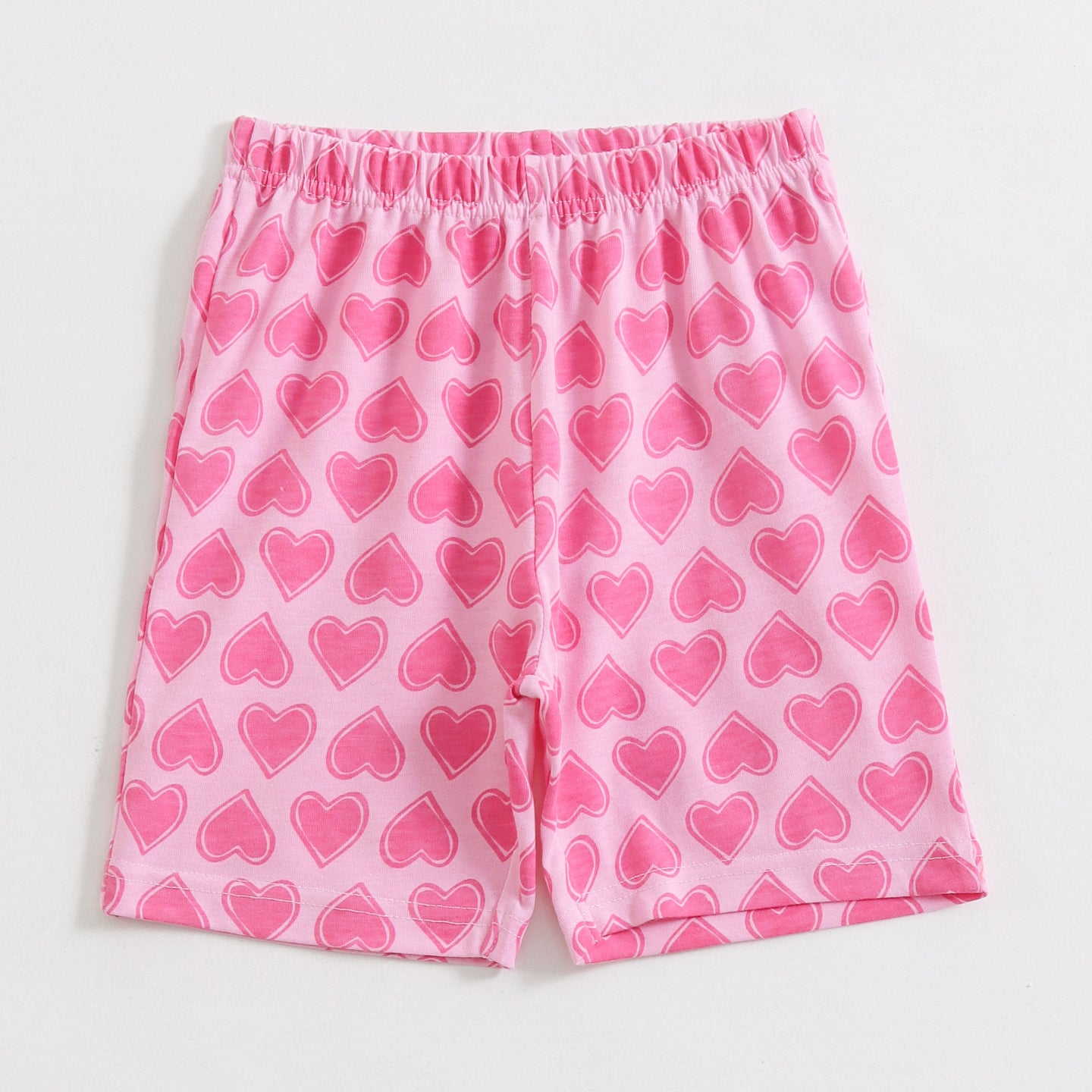 Pink Hearts Shorts Set (Unisex)