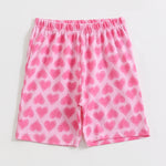 Pink Hearts Shorts Set (Unisex)