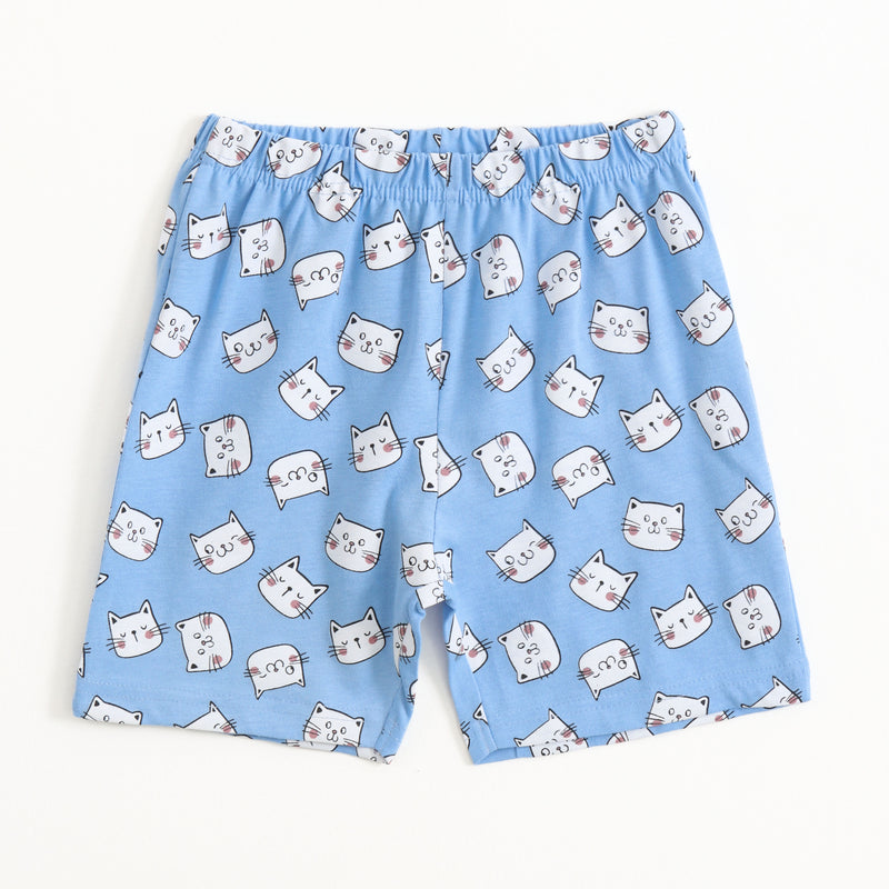Cloud Puff Shorts Set (Unisex) cotton kids shorts set - image 4