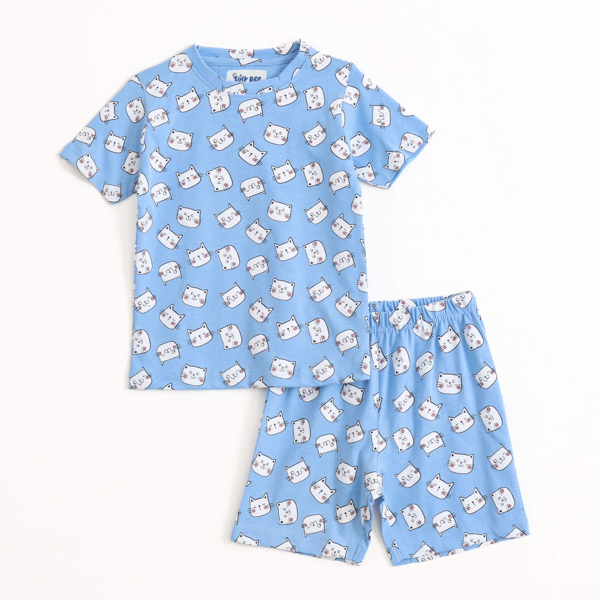 Cloud Puff Shorts Set (Unisex) cotton kids shorts set - image 1