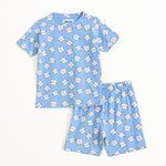 Cloud Puff Shorts Set (Unisex) cotton kids shorts set - image 1
