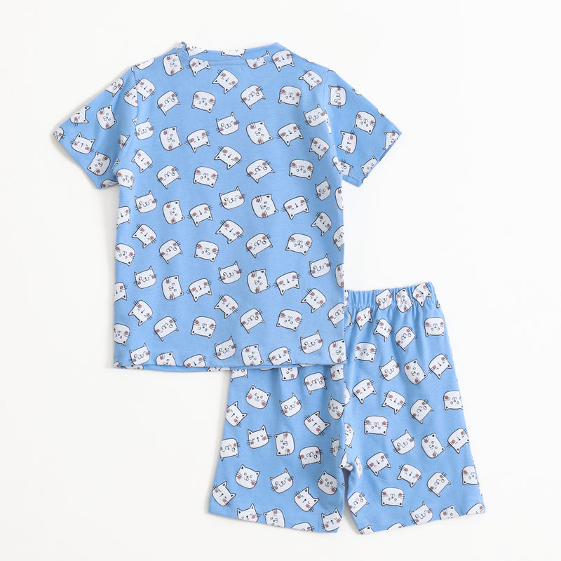 Cloud Puff Shorts Set (Unisex) cotton kids shorts set - image 2