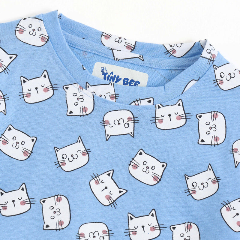 Cloud Puff Shorts Set (Unisex) cotton kids shorts set - image 5