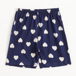 Navy Heart Pop Shorts Set (Unisex) cotton kids shorts set - image 4