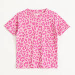 Pink Leopard Shorts Set (Unisex) cotton kids shorts set - image 3
