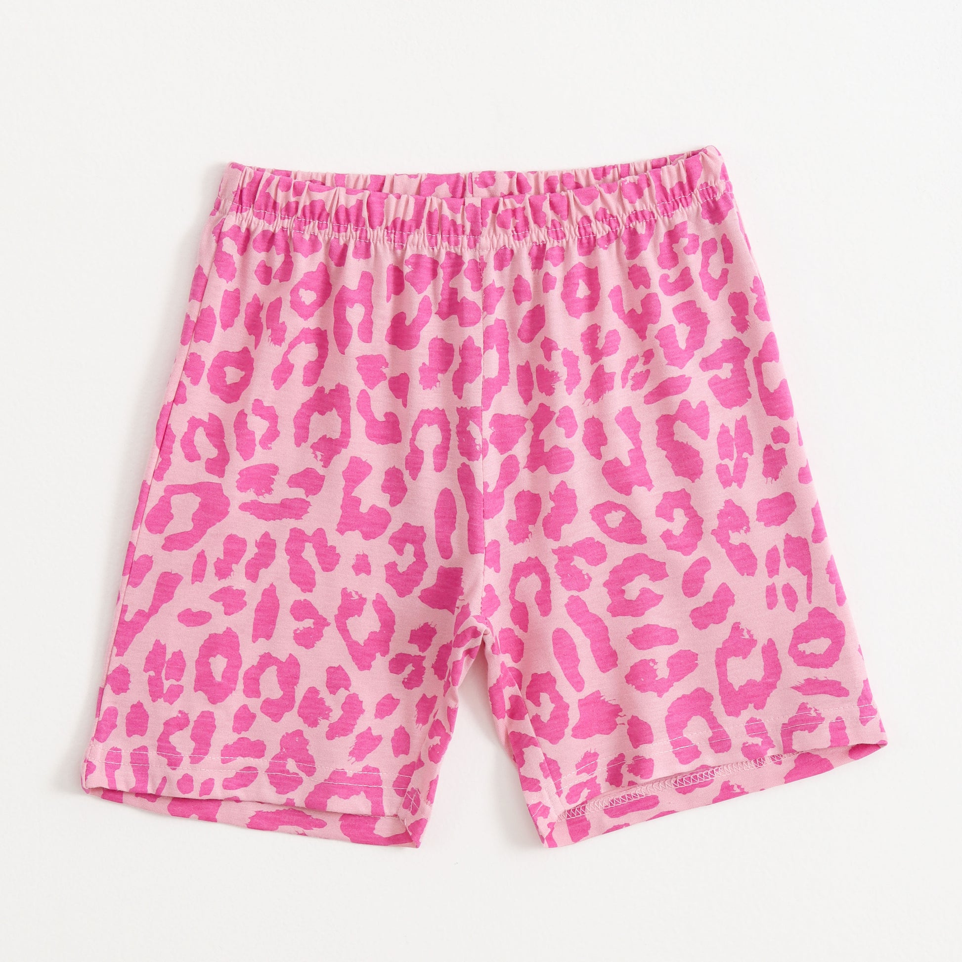 Pink Leopard Shorts Set (Unisex) cotton kids shorts set - image 4