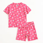 Berry Bow Shorts Set (Unisex) cotton kids shorts set - image 1