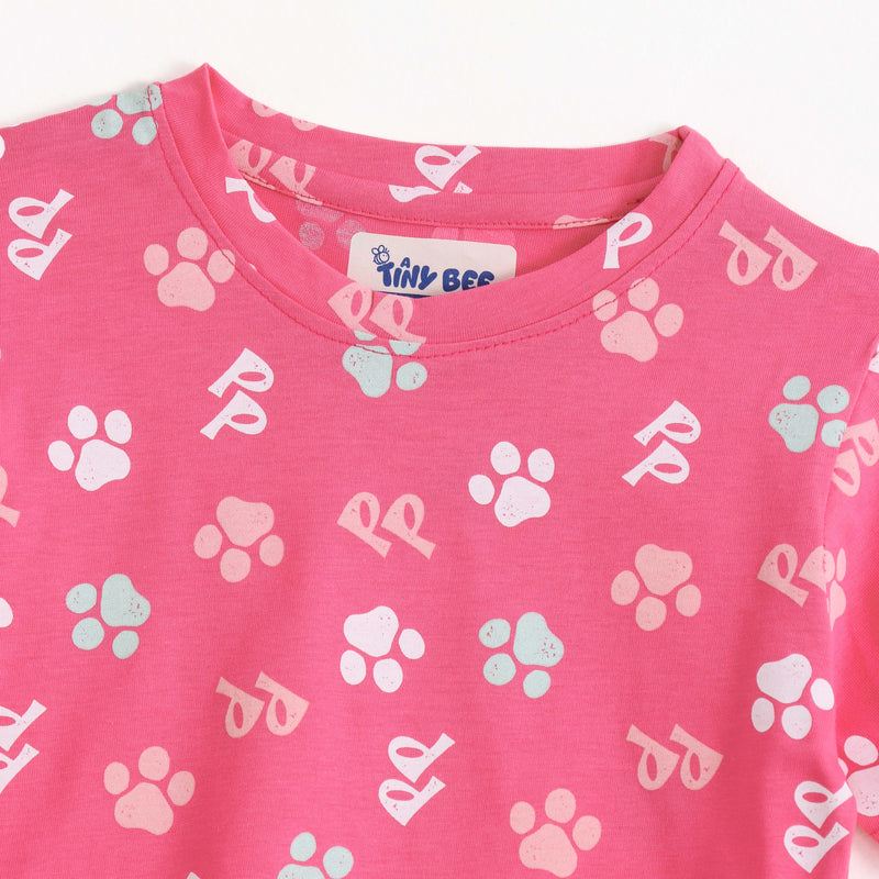 Berry Bow Shorts Set (Unisex) cotton kids shorts set - image 5