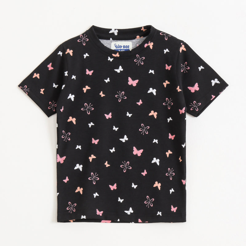 Night Butterfly Shorts Set (Unisex) cotton kids shorts set - image 3