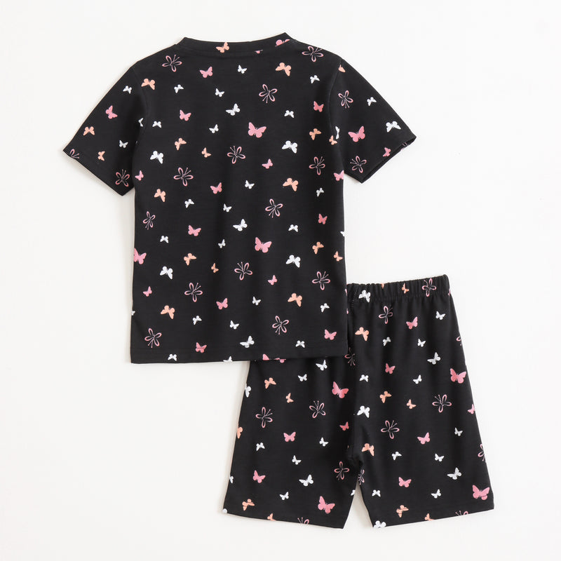 Night Butterfly Shorts Set (Unisex) cotton kids shorts set - image 2