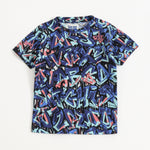 Neon Scribble Shorts Set (Unisex) cotton kids shorts set - image 3