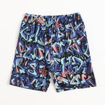 Neon Scribble Shorts Set (Unisex) cotton kids shorts set - image 4