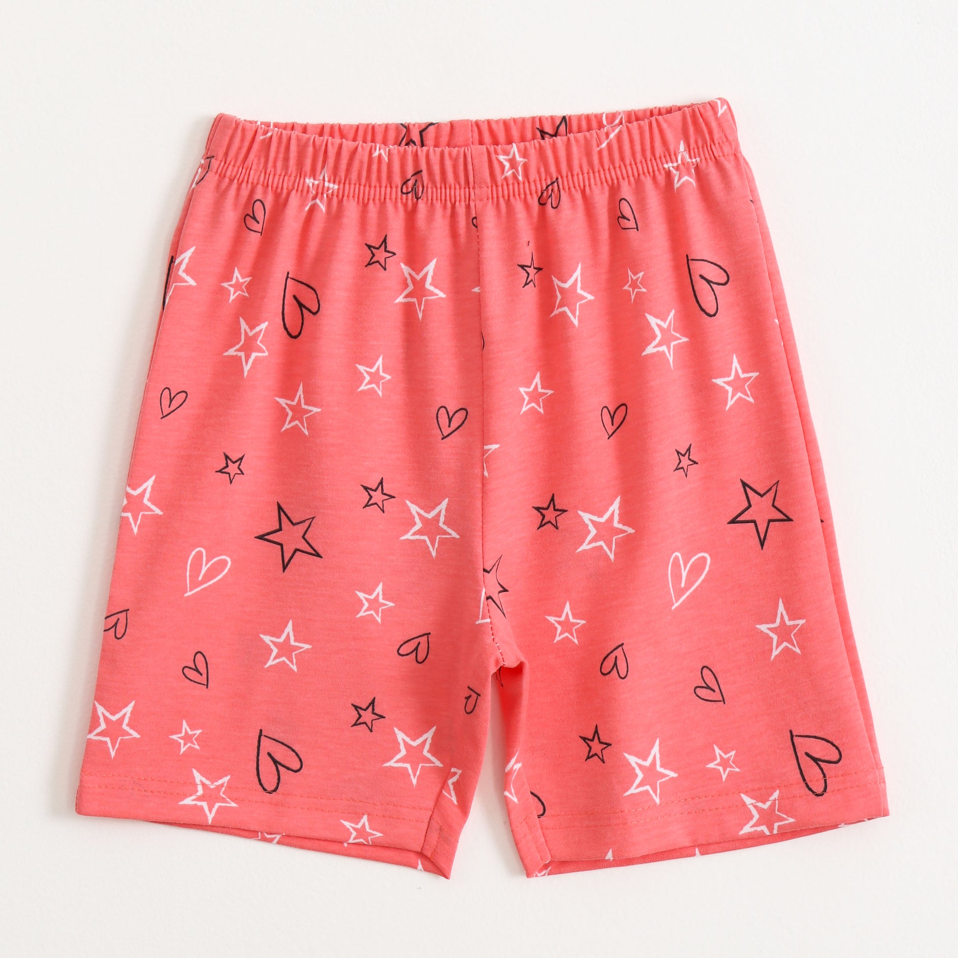 Coral Flutter Shorts Set (Unisex) cotton kids shorts set - image 4