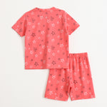 Coral Flutter Shorts Set (Unisex) cotton kids shorts set - image 2