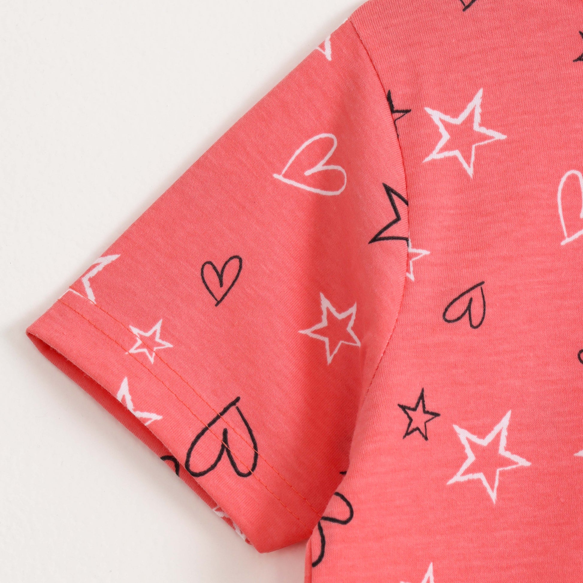 Coral Flutter Shorts Set (Unisex) cotton kids shorts set - image 6