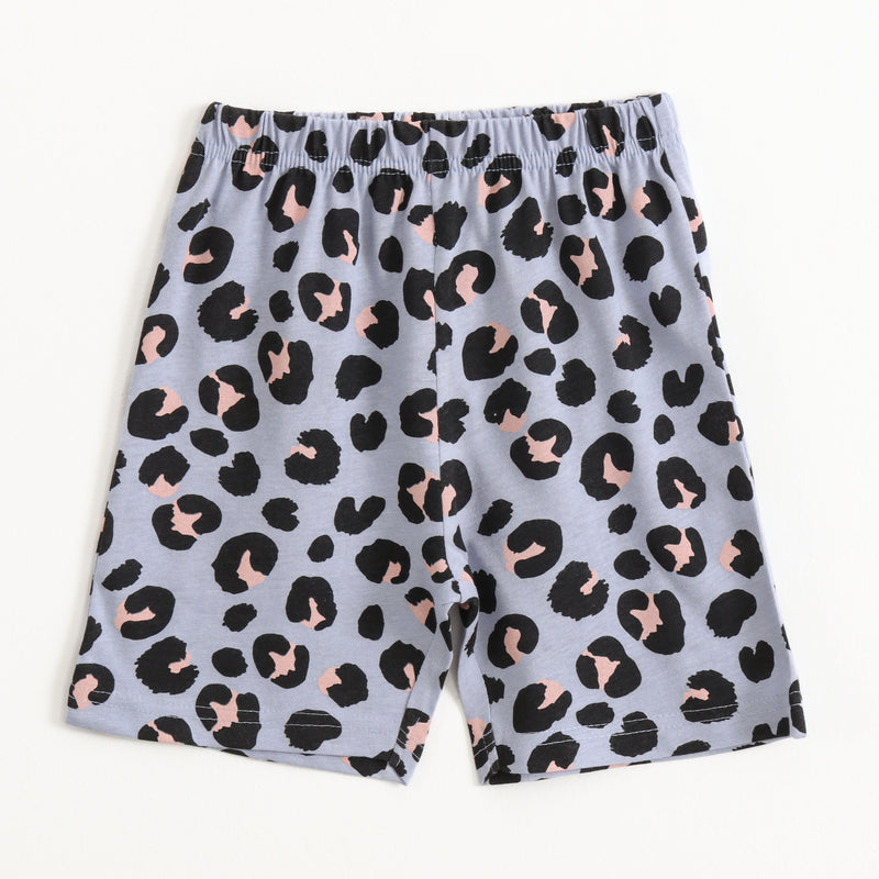 Snow Leopard Shorts Set (Unisex) cotton kids shorts set - image 4