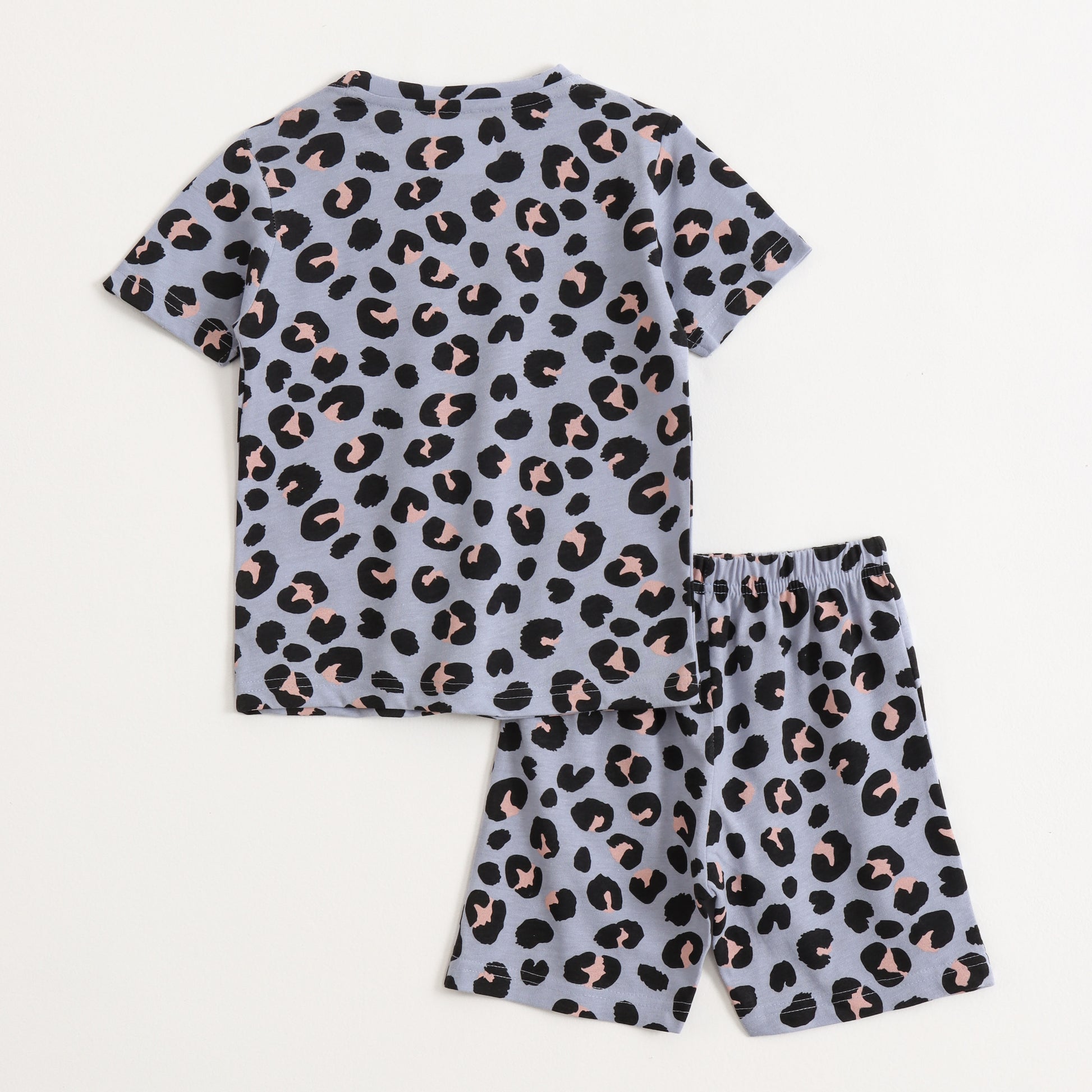 Snow Leopard Shorts Set (Unisex) cotton kids shorts set - image 2