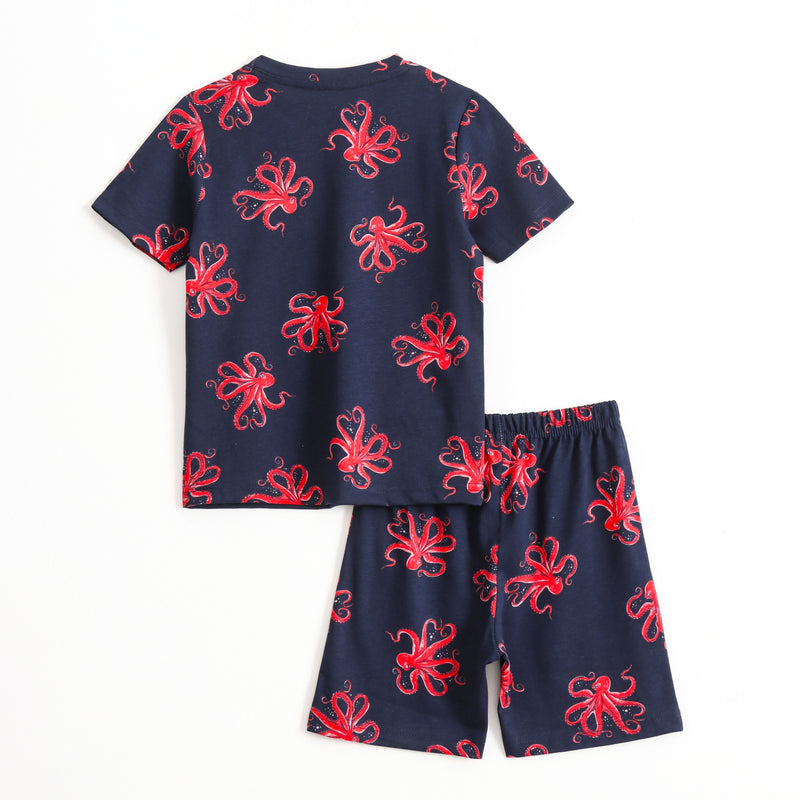 Octo Bloom Shorts Set (Unisex) cotton kids shorts set - image 2