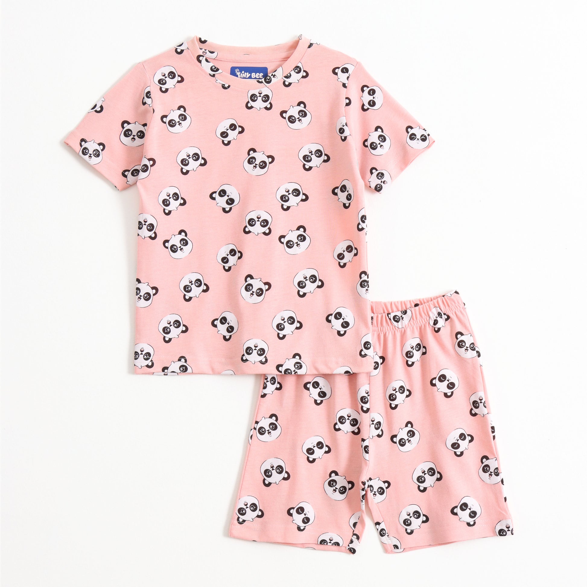 Panda Pop Shorts Set (Unisex) cotton kids shorts set - image 1