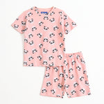 Panda Pop Shorts Set (Unisex) cotton kids shorts set - image 1