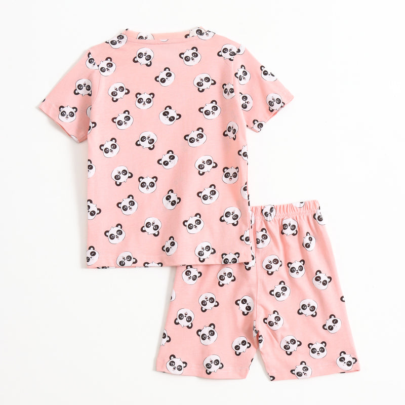 Panda Pop Shorts Set (Unisex) cotton kids shorts set - image 2