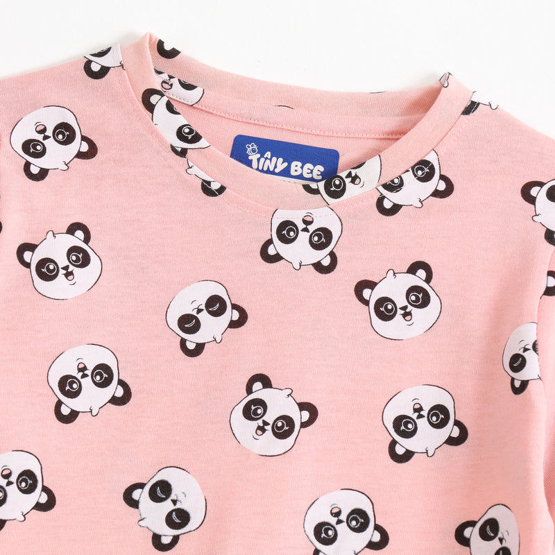 Panda Pop Shorts Set (Unisex) cotton kids shorts set - image 5