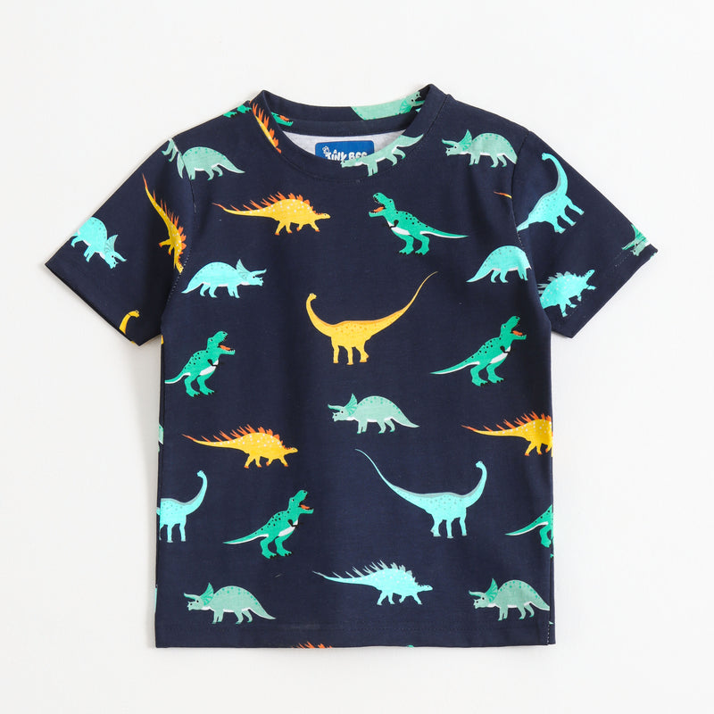Dino Glow Shorts Set (Unisex) cotton kids shorts set - image 3