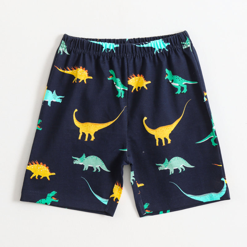 Dino Glow Shorts Set (Unisex) cotton kids shorts set - image 4