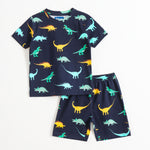 Dino Glow Shorts Set (Unisex) cotton kids shorts set - image 1