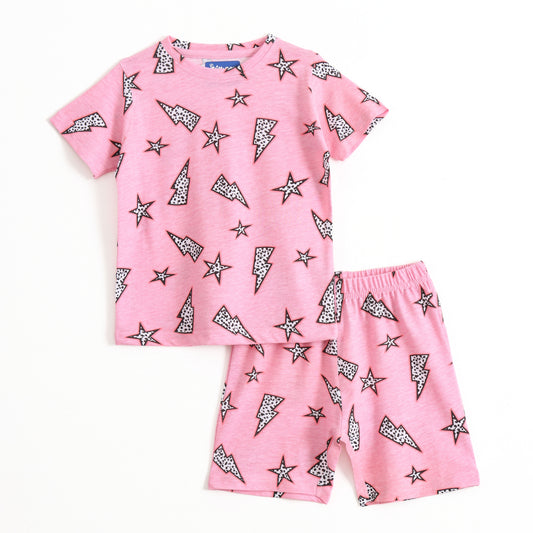 Paper Plane Shorts Set (Unisex) cotton kids shorts set - image 1